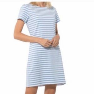 SAIL TO SABLE Tshirt Dress Blue White XL